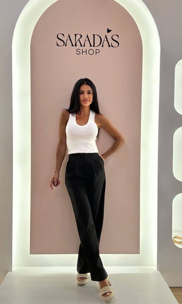 Pantalón Cinturón Negro