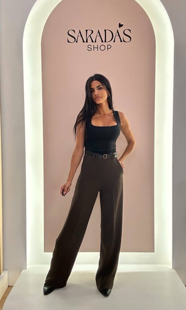 Pantalón Vestir Chocolate