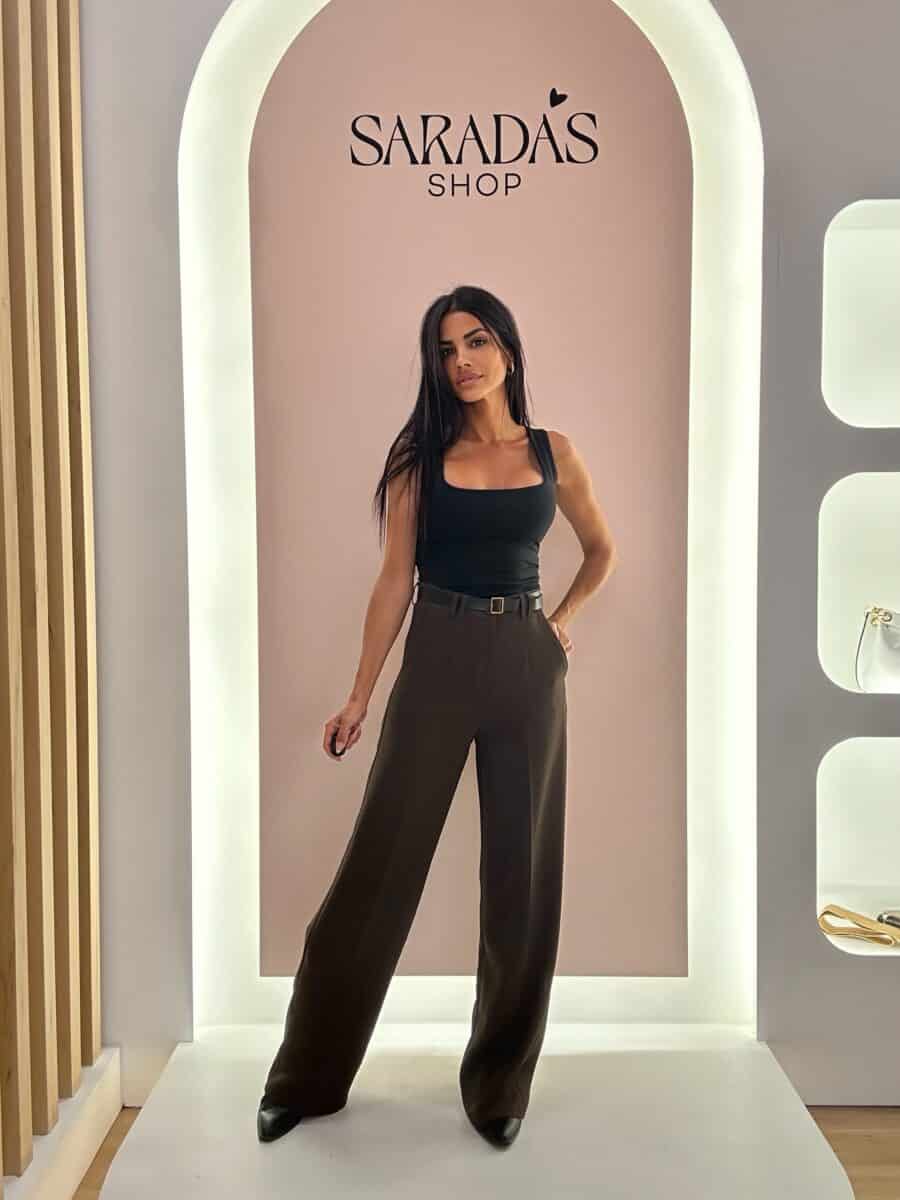Pantalón Vestir Chocolate
