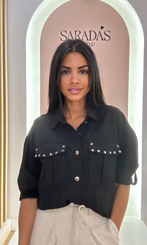 Sobrecamisa Tachuelas Negra