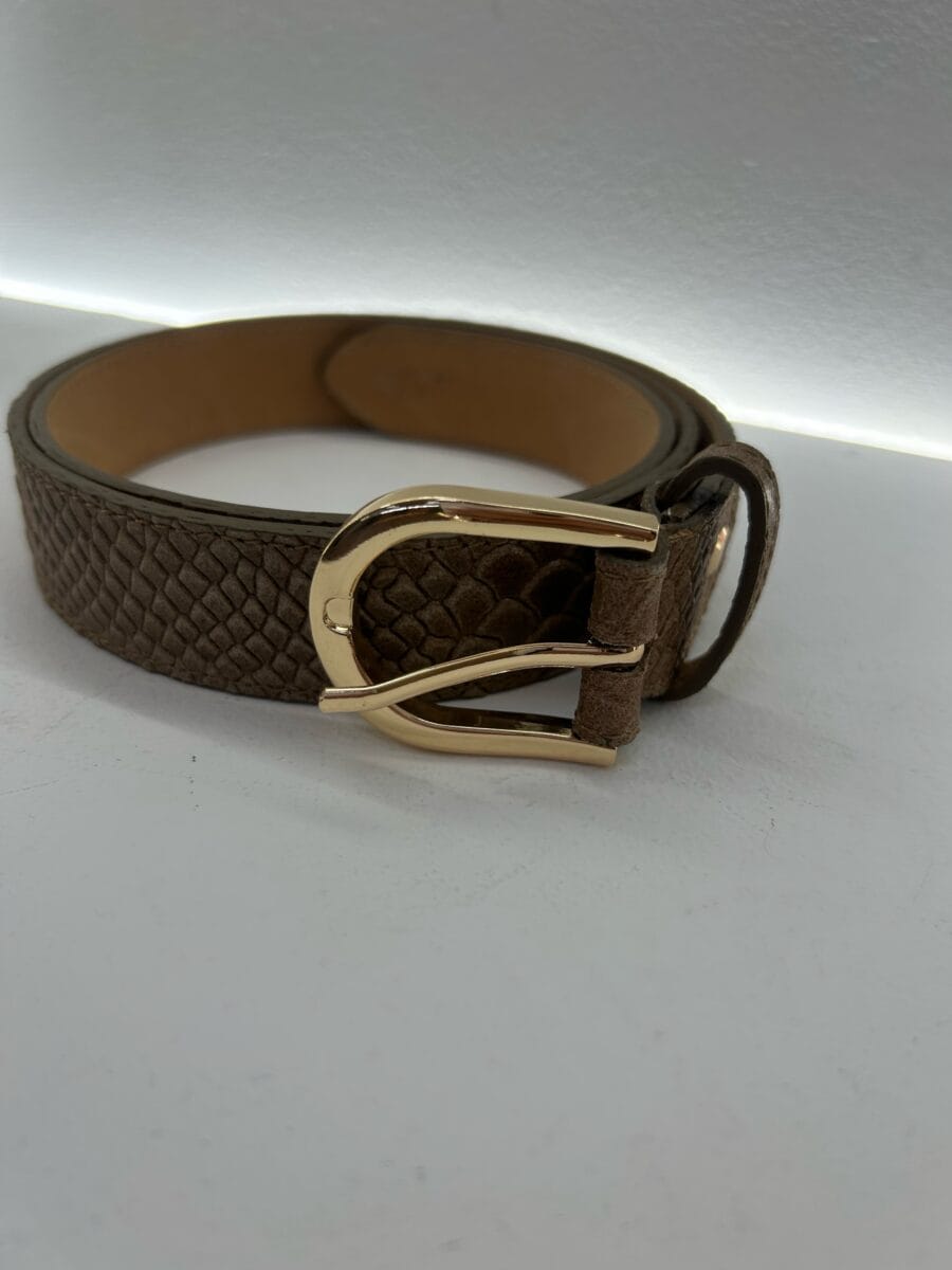 Cinturón Piel Snake