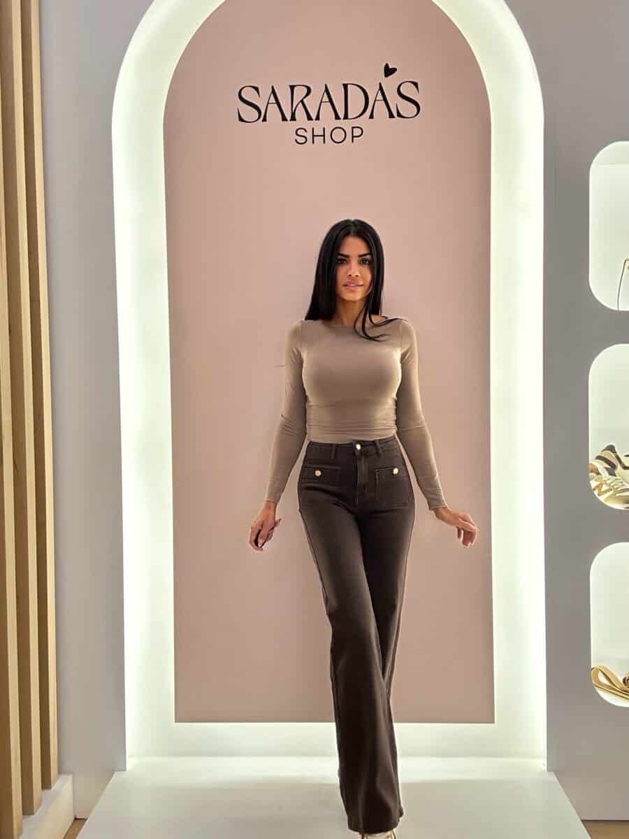 Denim Bolsillos Chocolate