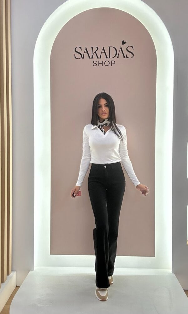 Denim Negro Bolsillos