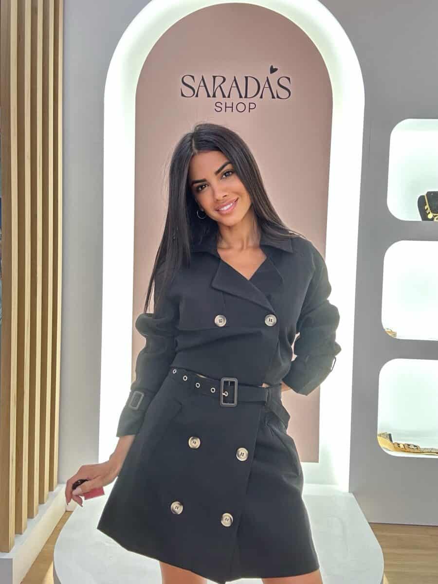 Conjunto Trench Negro - Imagen 3