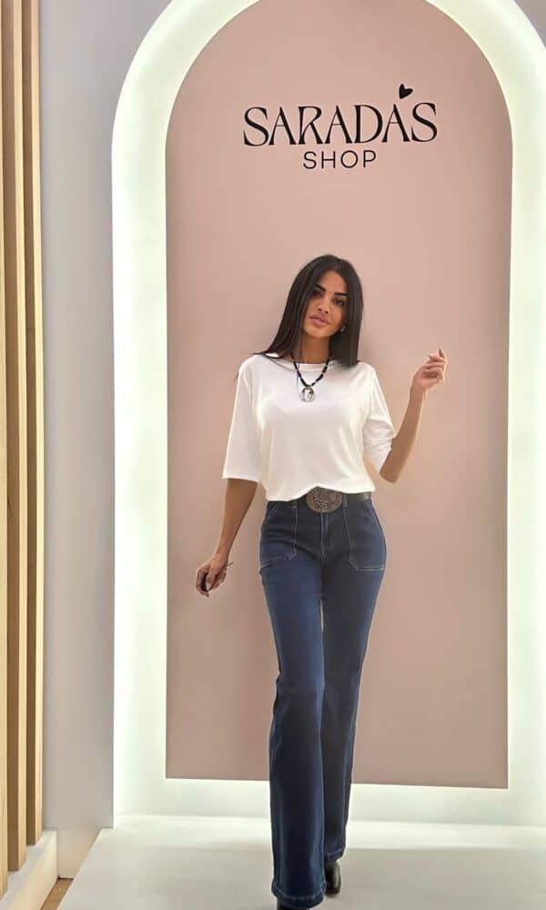 Denim Azul Bolsillos