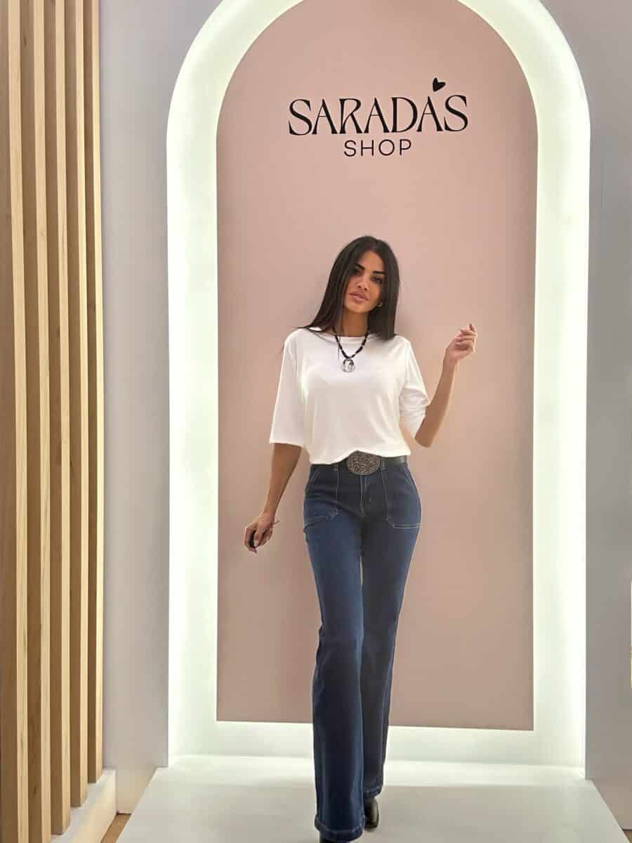 Denim Azul Bolsillos