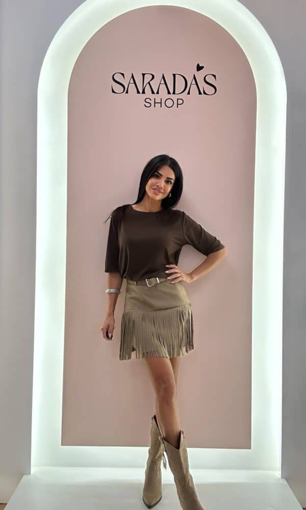Falda Antelina Taupe
