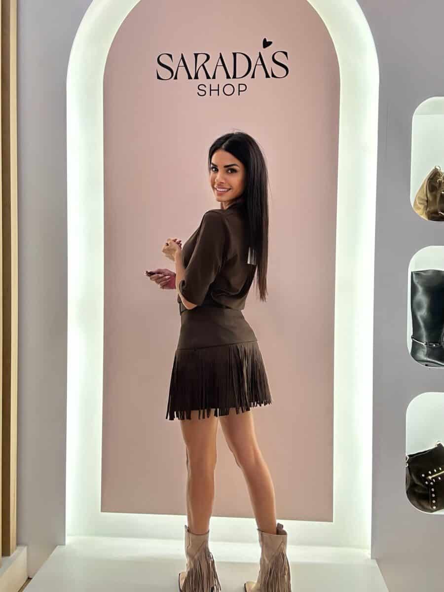 Falda Antelina Chocolate - Imagen 2
