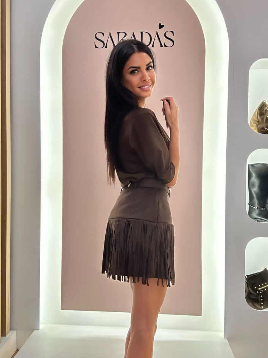 Falda Antelina Chocolate - Imagen 4