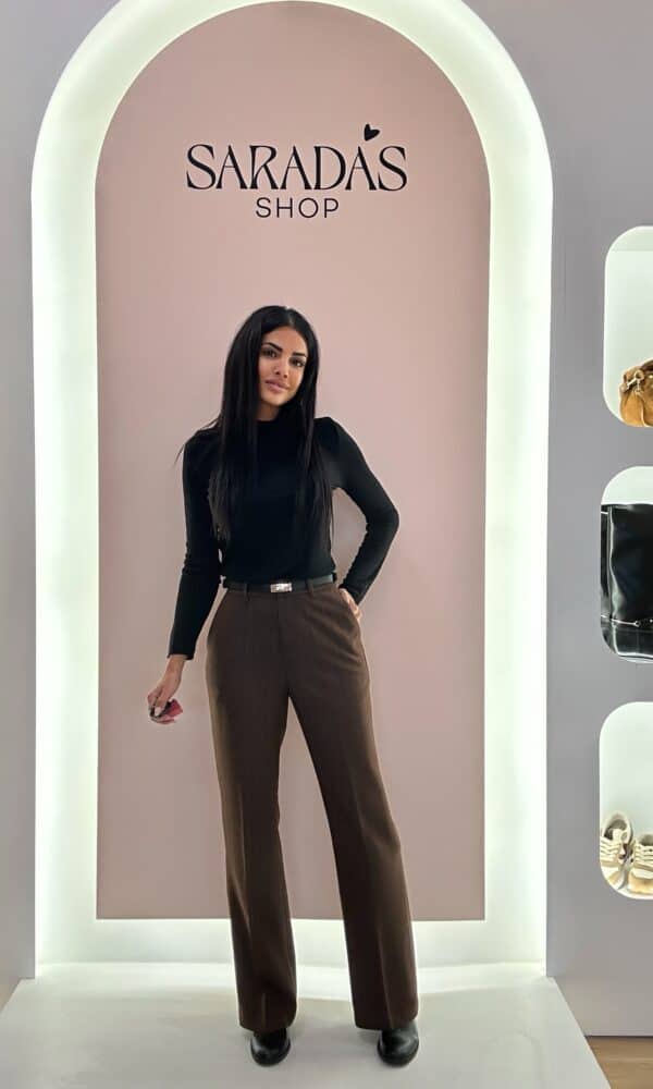 Pantalón Espiga Chocolate