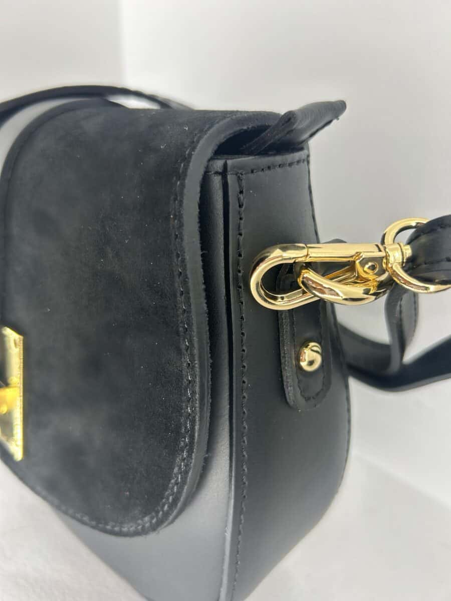 Bolso Piel "H"Negro - Imagen 2