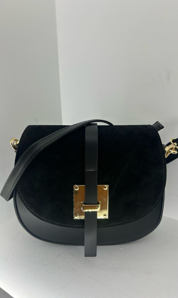 Bolso Piel "H"Negro