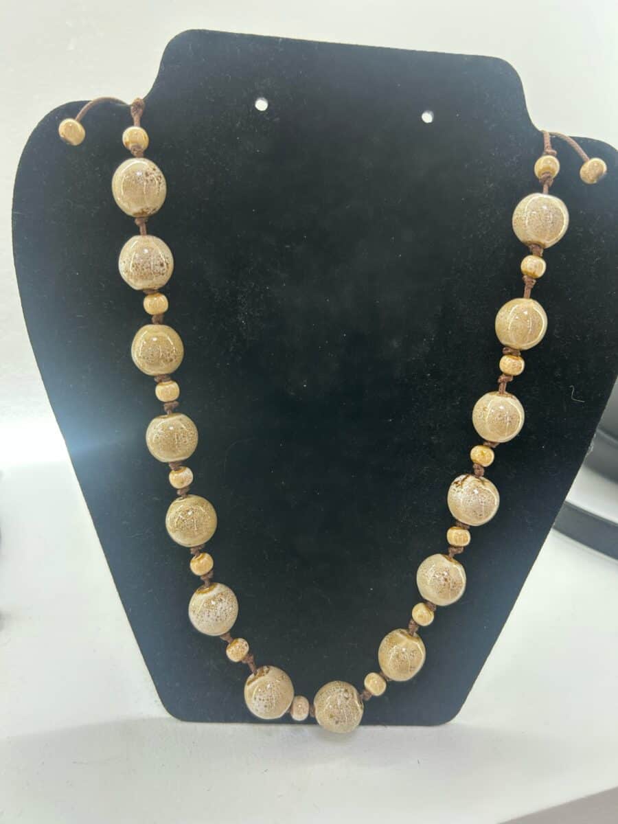 Collar Cuentas Marfil - Imagen 3