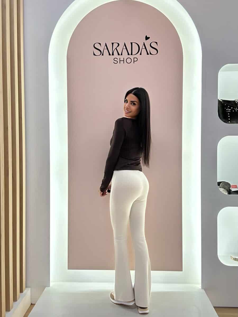 Leggins Flared Marfil - Imagen 3