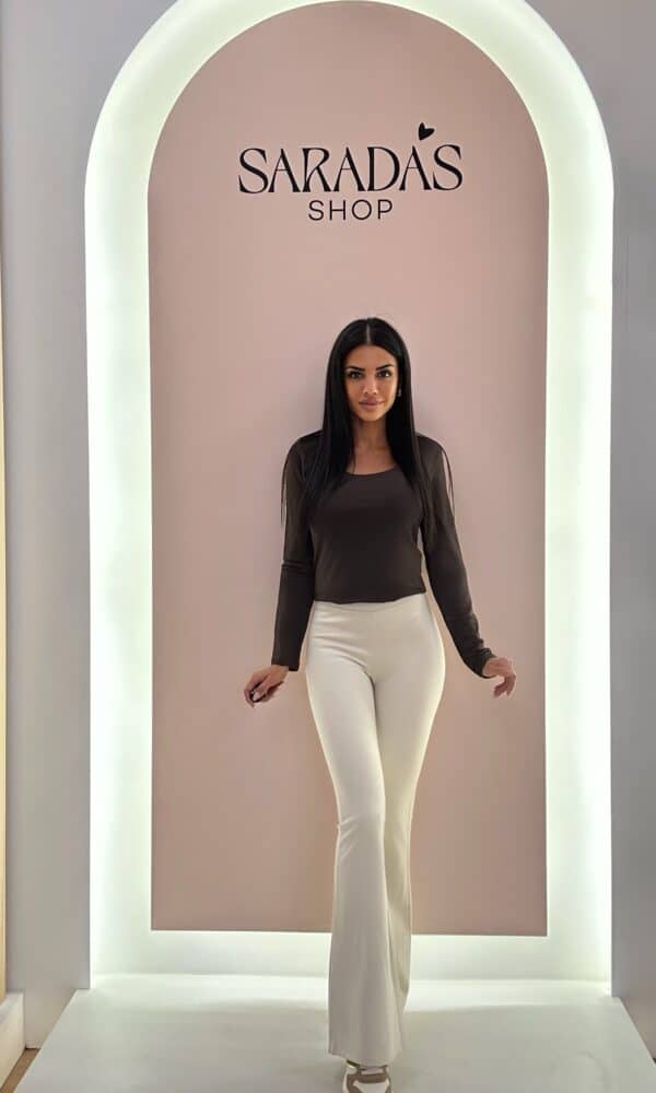 Leggins Flared Marfil