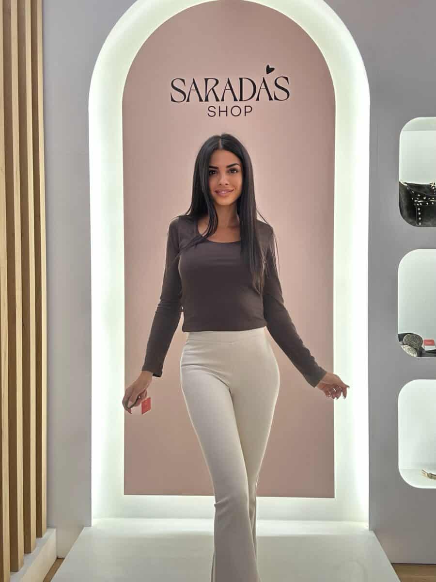Leggins Flared Marfil - Imagen 2