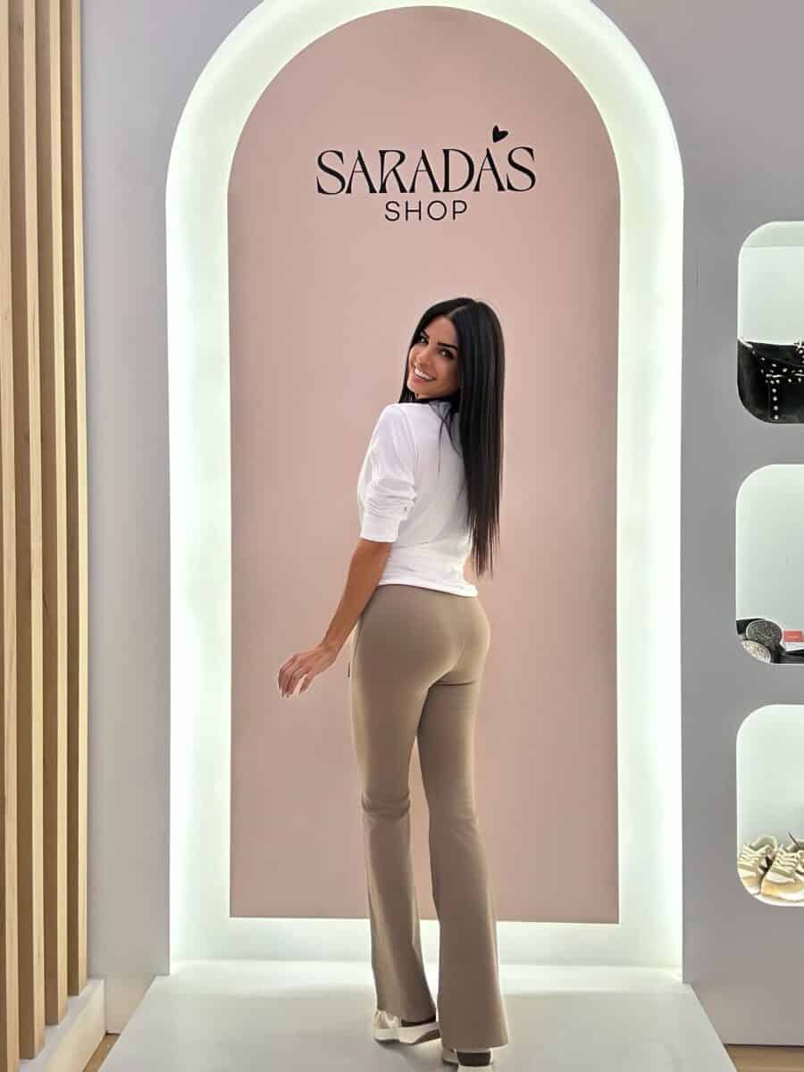 Leggins Flared Taupe - Imagen 3