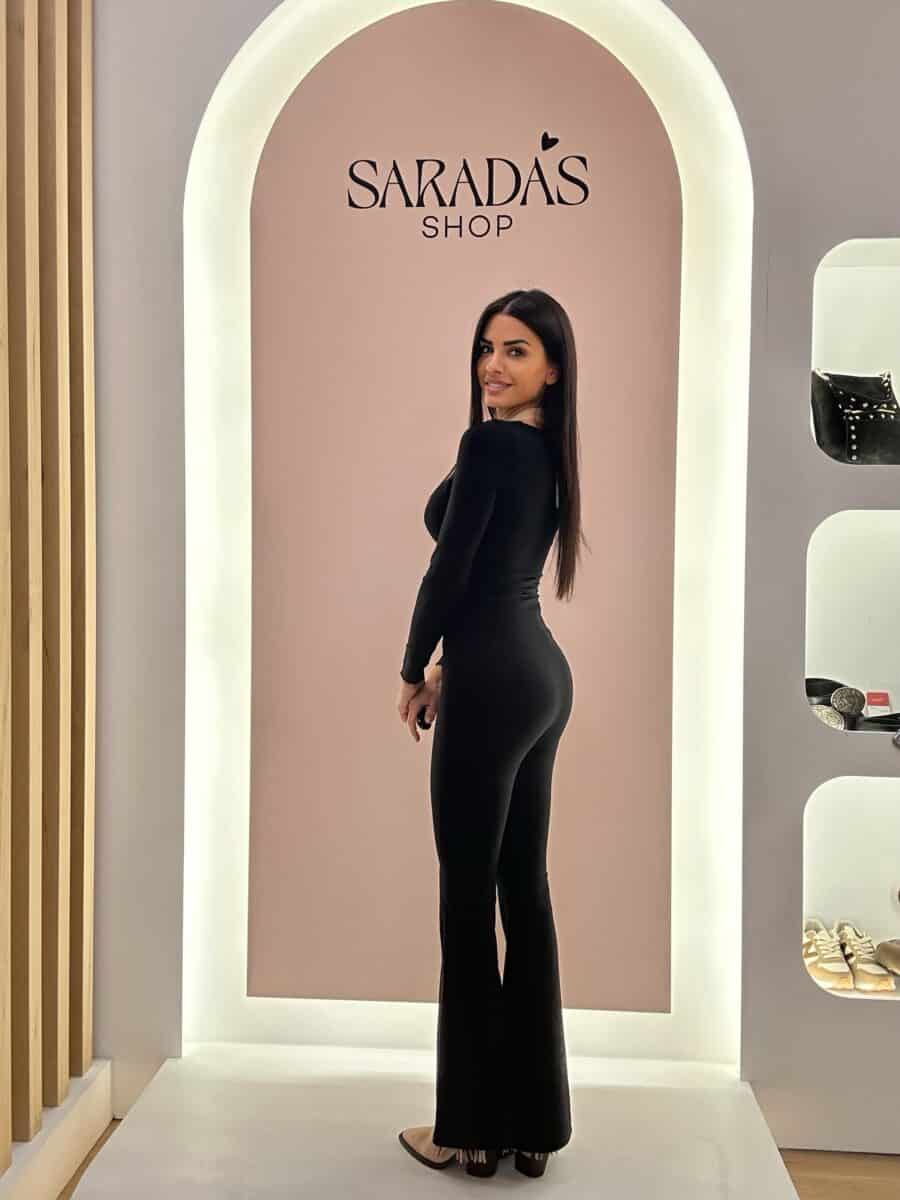 Leggins Flared Negro - Imagen 3