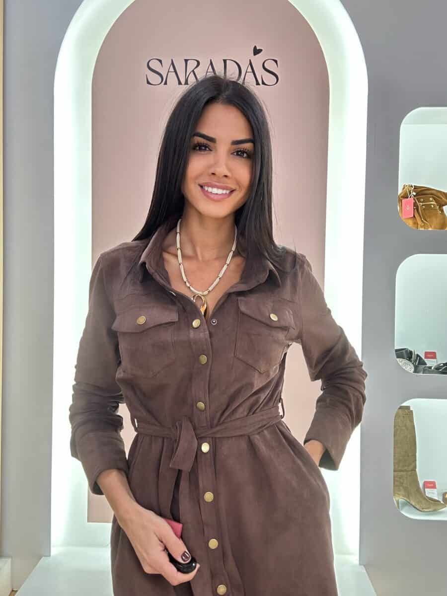 Vestido Antelina Chocolate