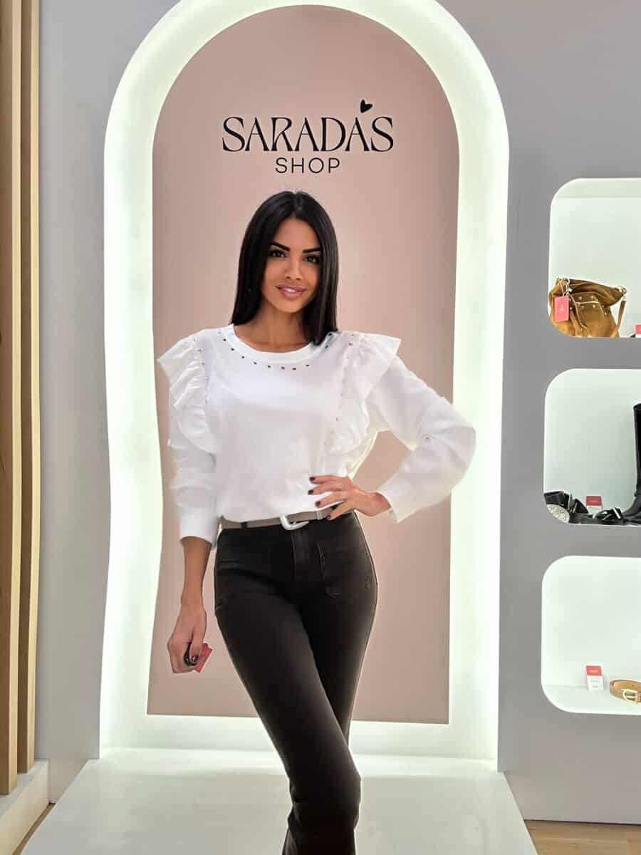 Camiseta Tachuelas Blanca - Imagen 2
