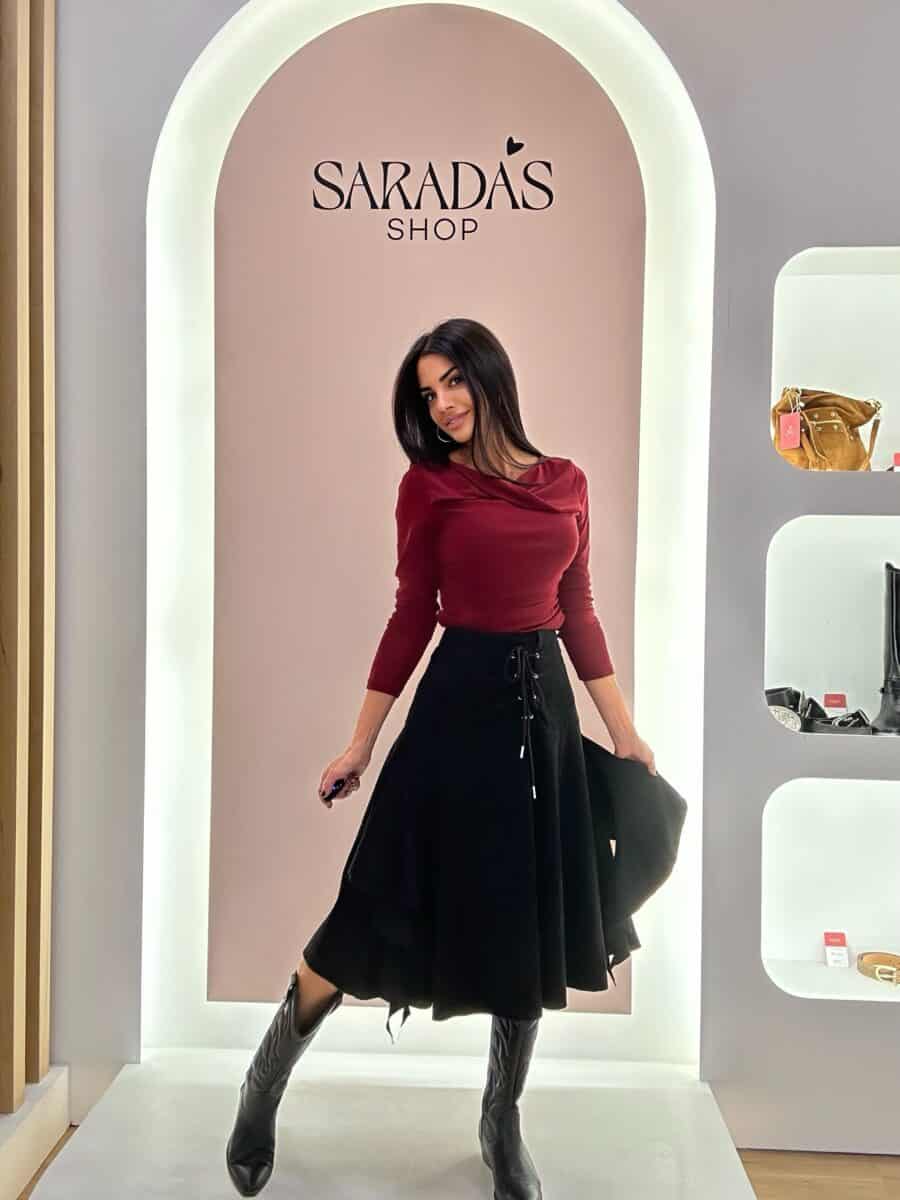 Falda Antelina Negro - Imagen 2