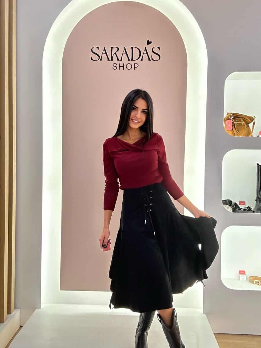Falda Antelina Negro - Imagen 4