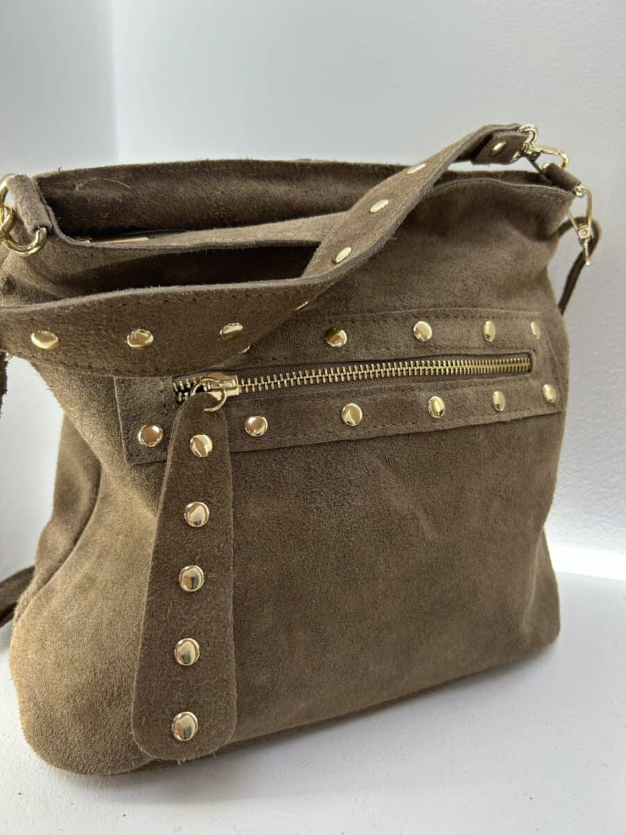 Bolso Tachuelas Taupe - Imagen 2