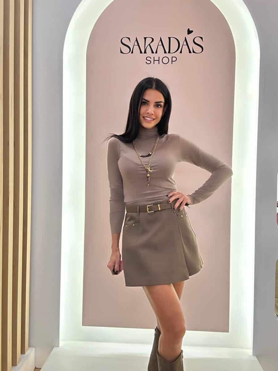 Falda Pantalón Taupe