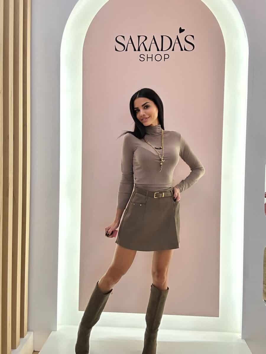 Falda Pantalón Taupe - Imagen 3