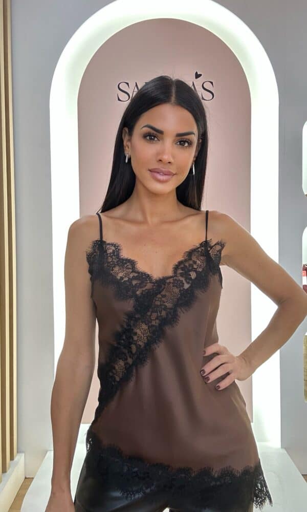 Camiseta Lencera Chocolate