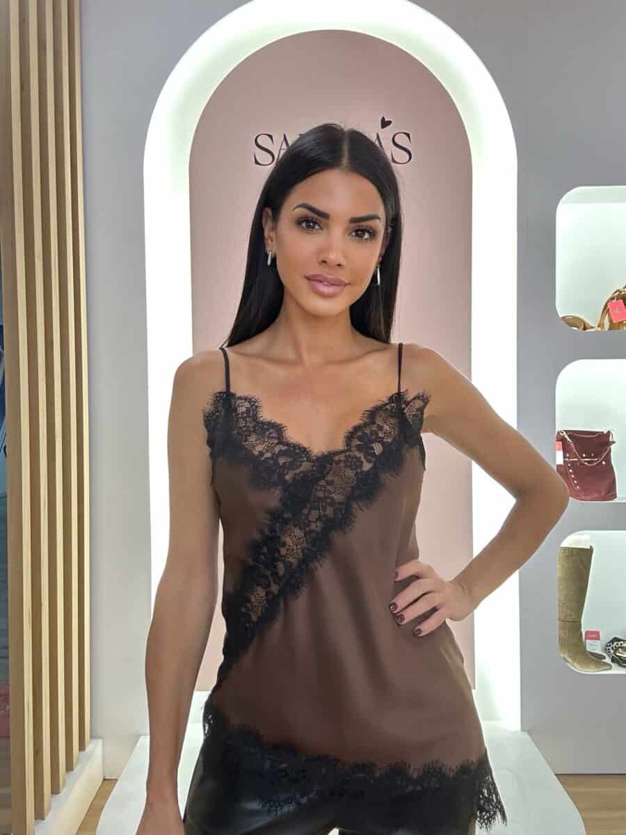 Camiseta Lencera Chocolate