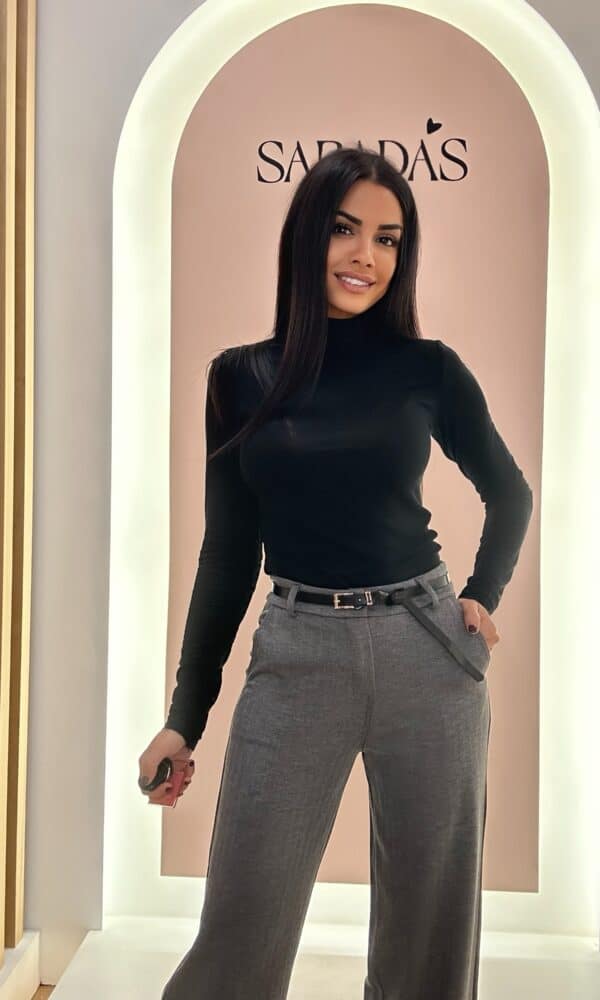 Pantalón Espiga Gris