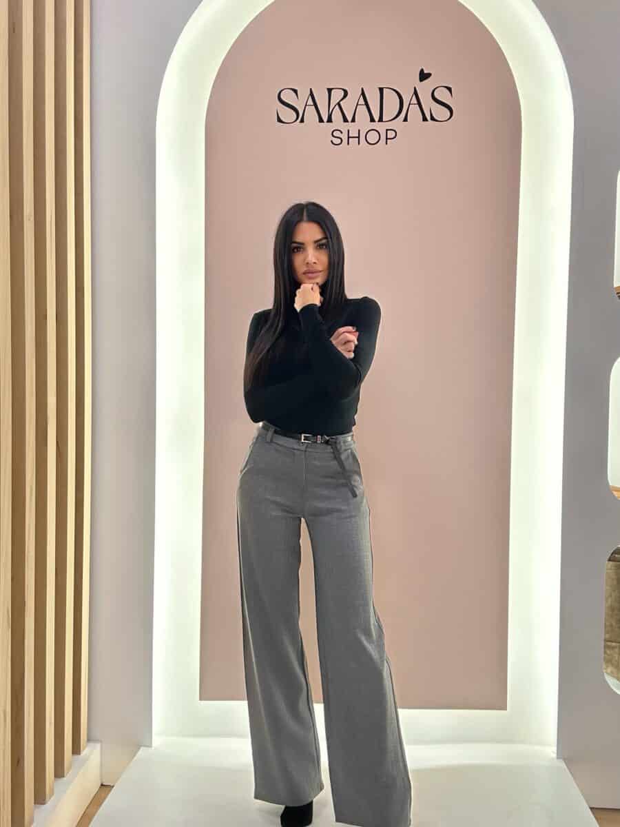 Pantalón Espiga Gris