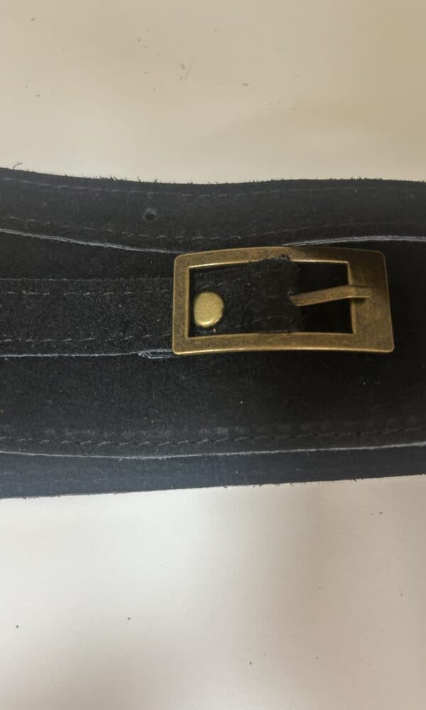 Cinturón Fajín Ante Negro