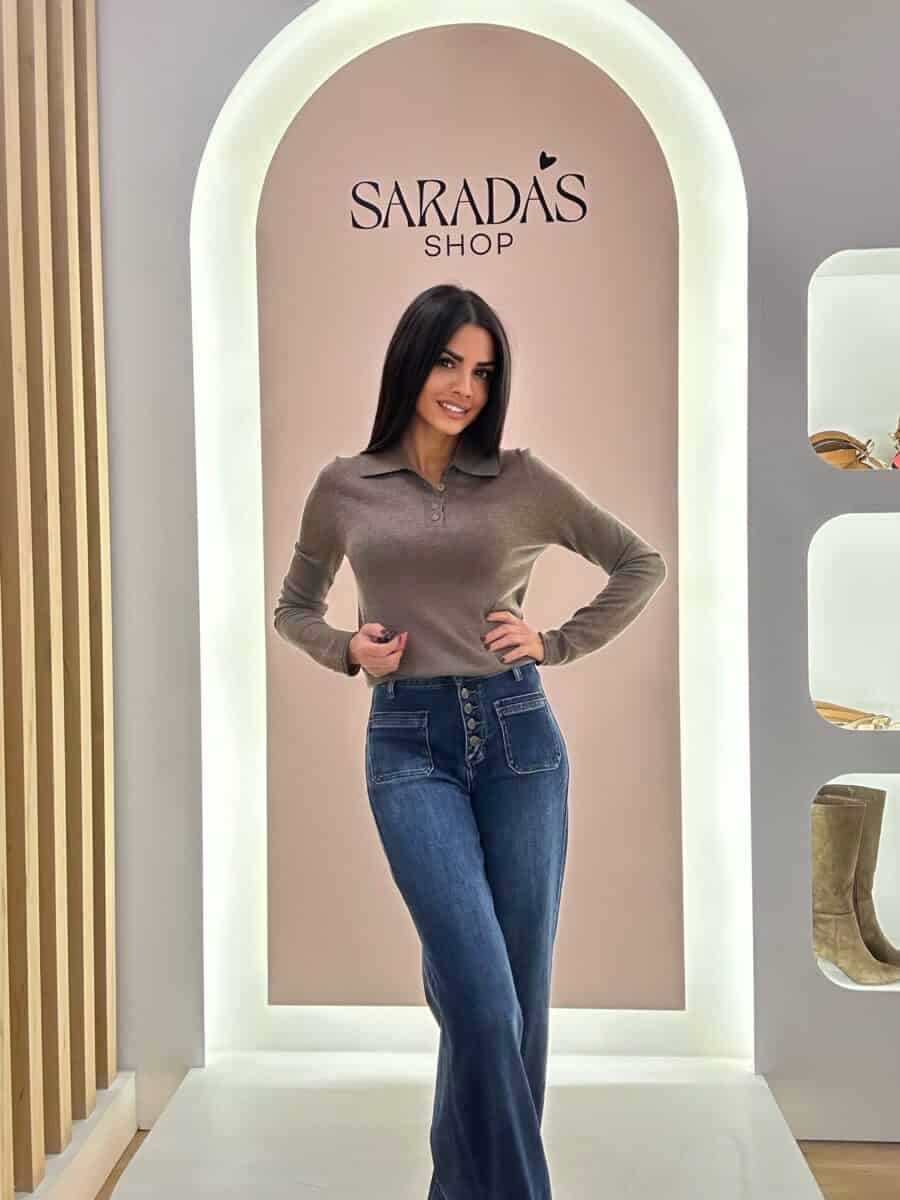 Denim Wide Leg Bolsillos - Imagen 2
