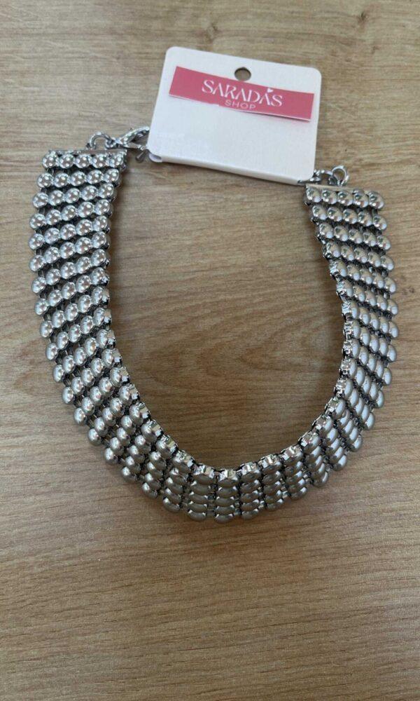 Choker Plateado