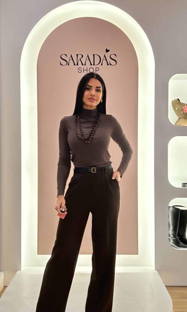 Pantalón Vestir Chocolate