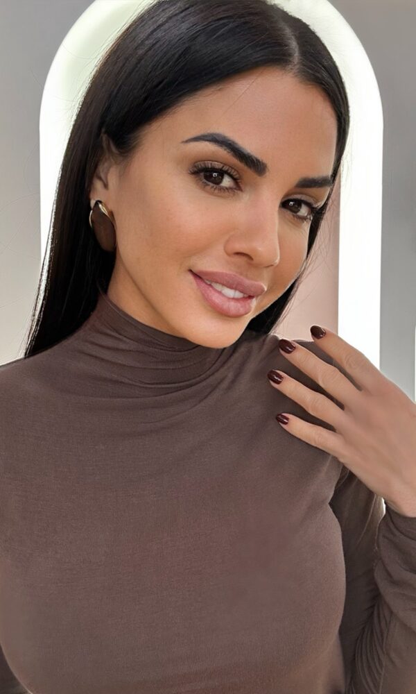 Pendiente Madera Chocolate