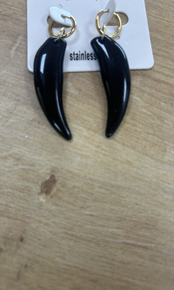 Pendiente Cuerno Negro