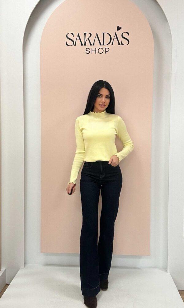 Denim Costuras Camel