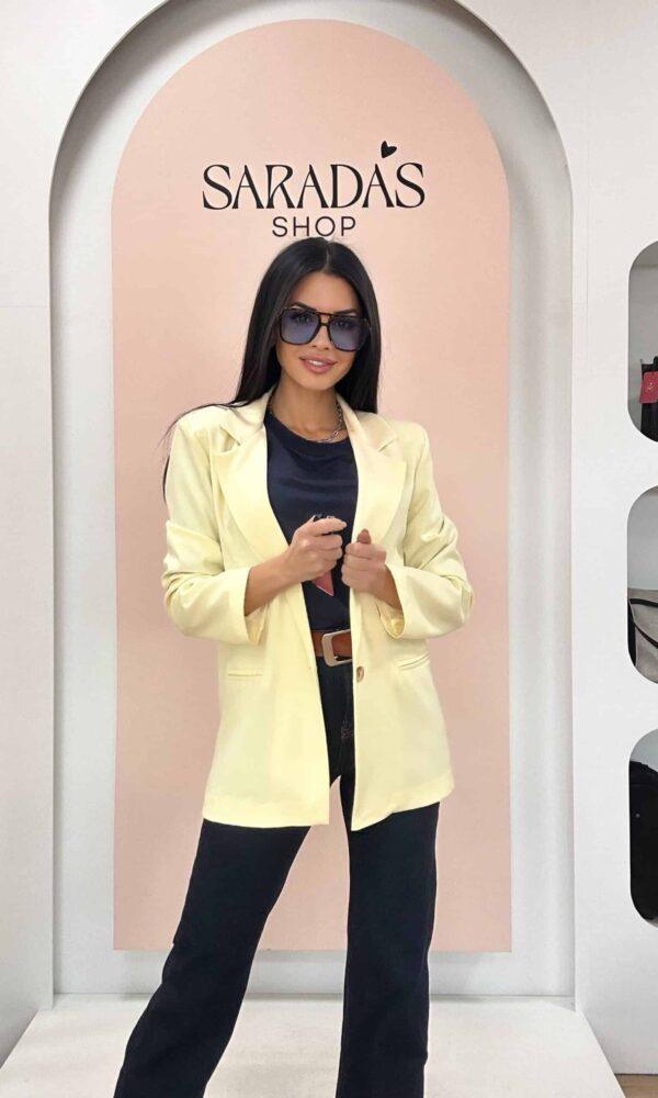 Blazer Amarillo Pastel