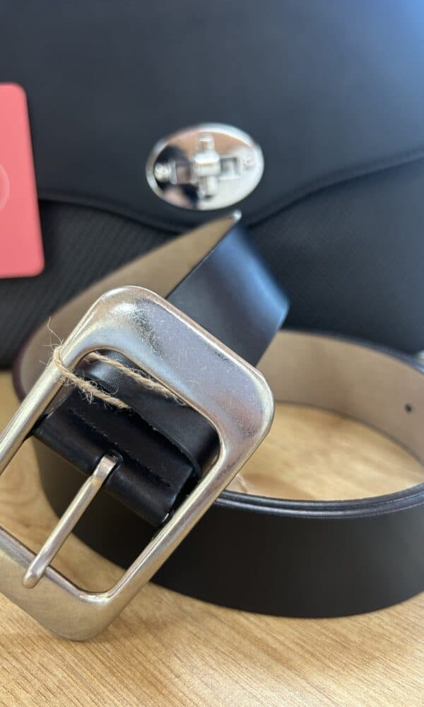 Cinturón Piel Negro