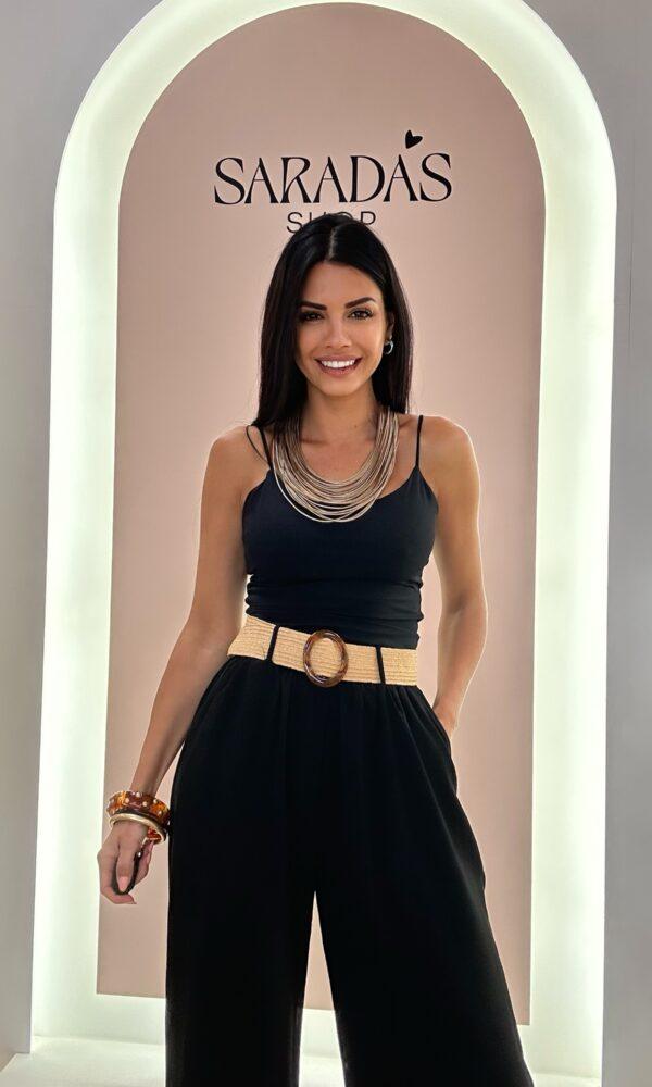 Pantalón Poliéster Negro