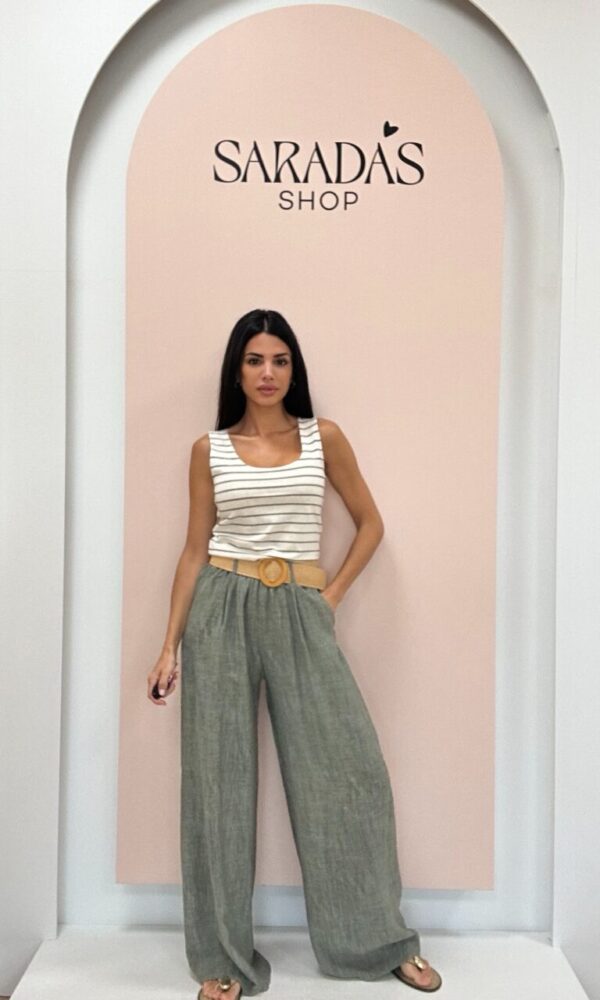 Pantalón Viscosa Verde