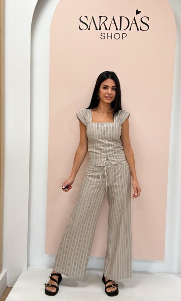 Pantalón Culotte Rayas