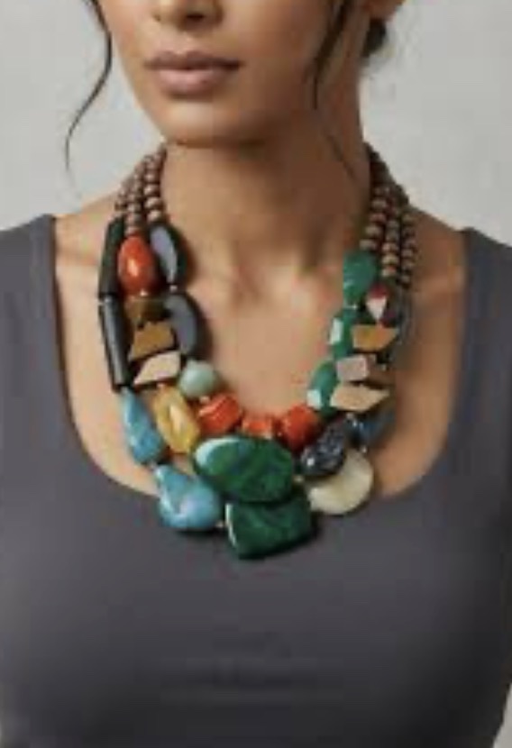 Collar Multicapa Madera