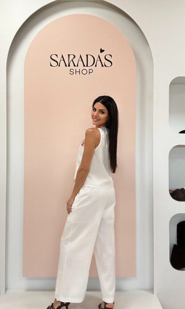 Conjunto Bordado Blanco