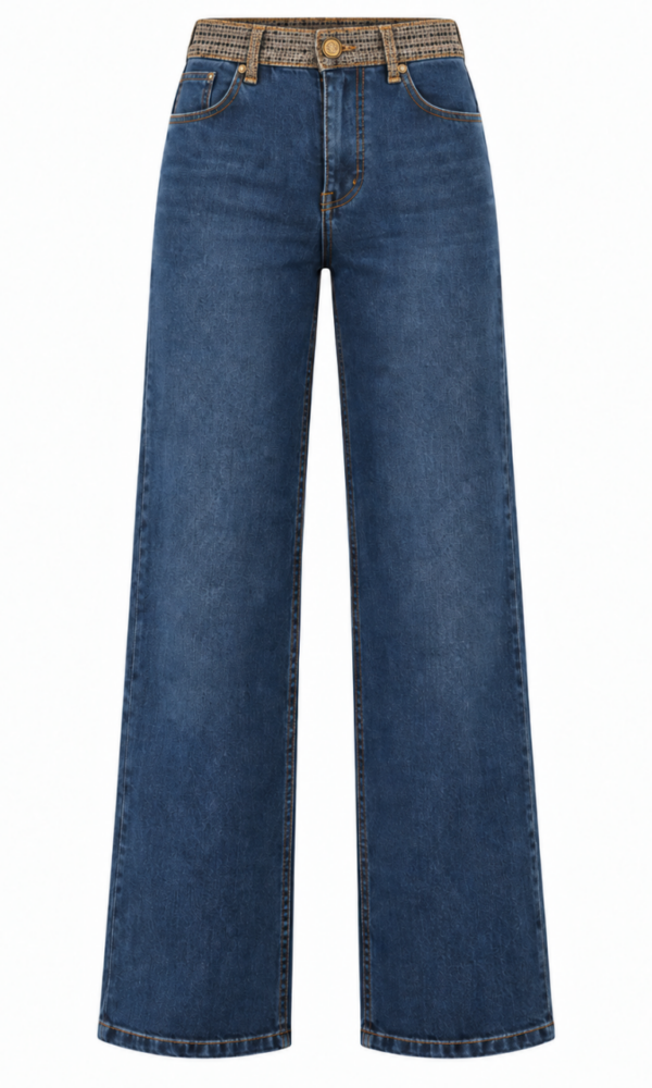 Denim Cintura Cuadros
