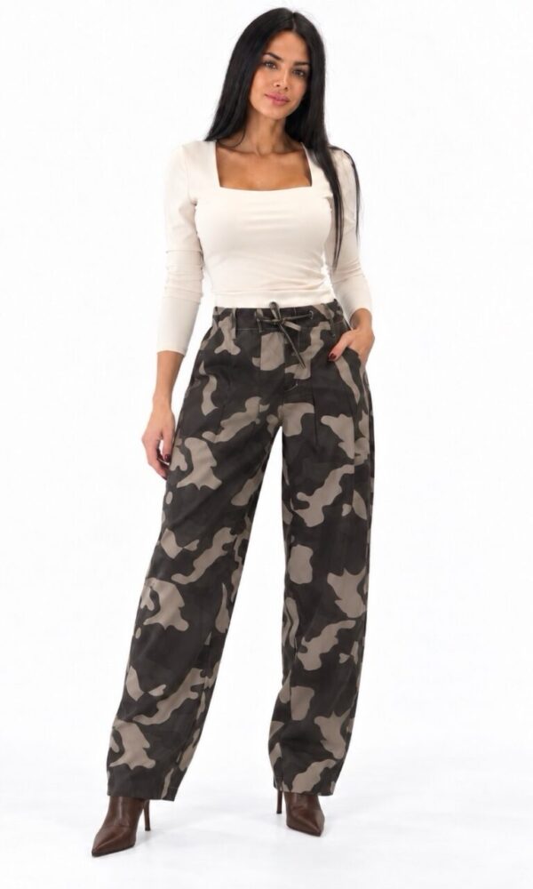 Pantalón Barrel Camuflaje