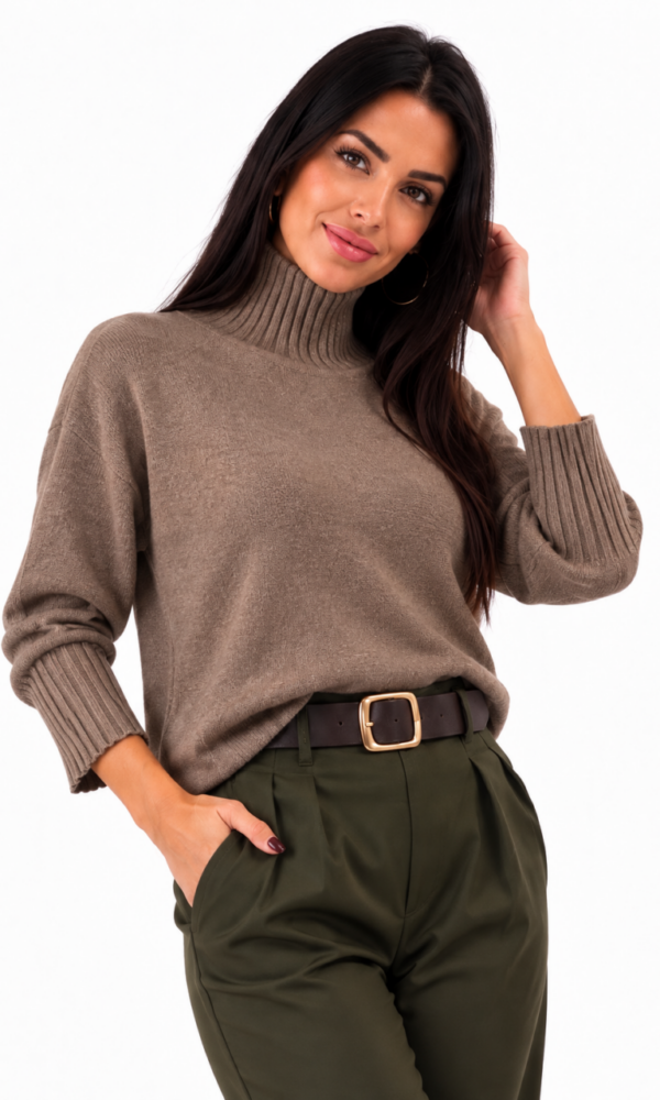 Jersey Cuello Taupe